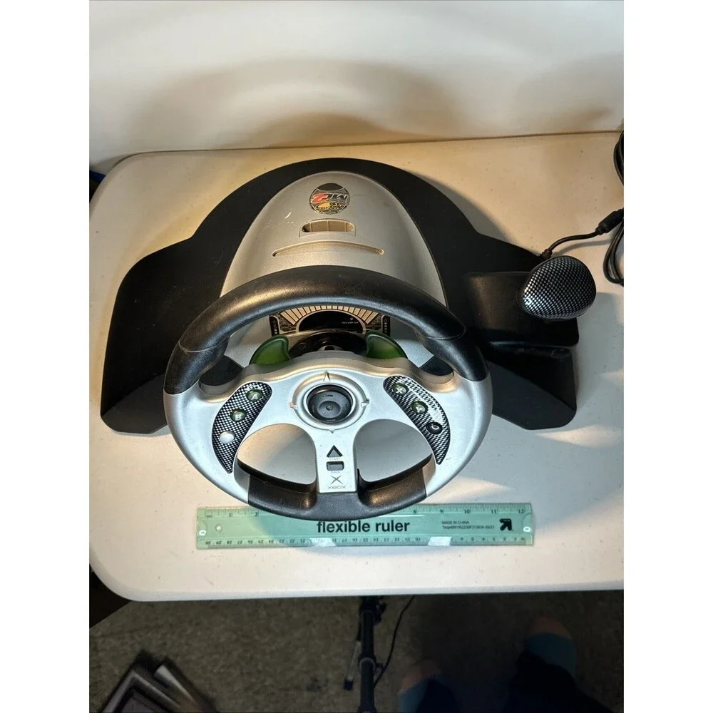 Mad Catz MC2 For XBOX 360Racing Steering Wheel And Shifter (STEERING WHEEL ONLY)